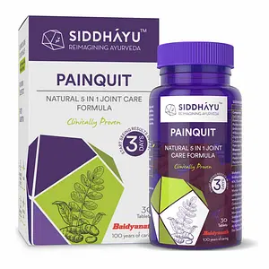 Siddhayu Painquit Tablets - Ayurvedic Bones & Joints Supplement For Pain Relief