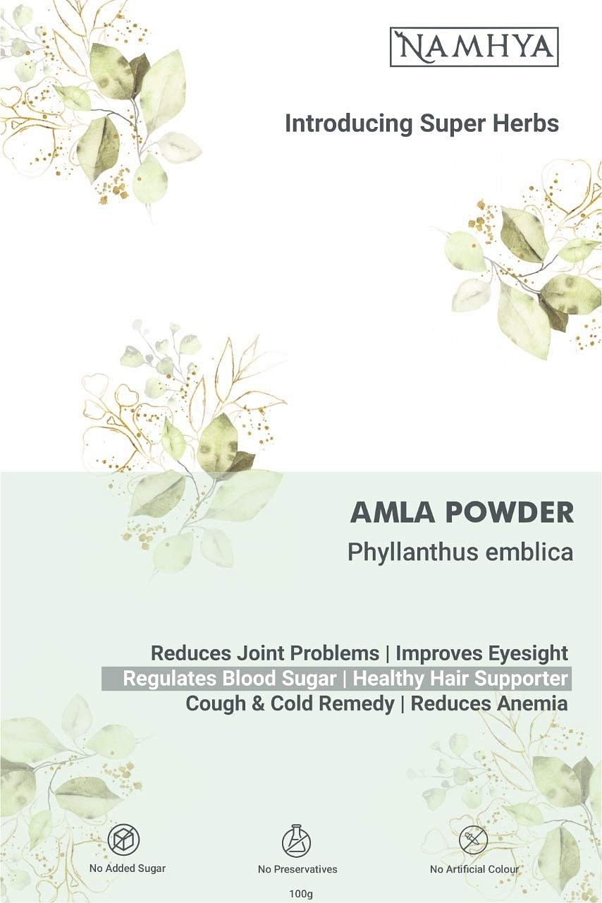 

Namhya Amla powder for hair and skin -100 g