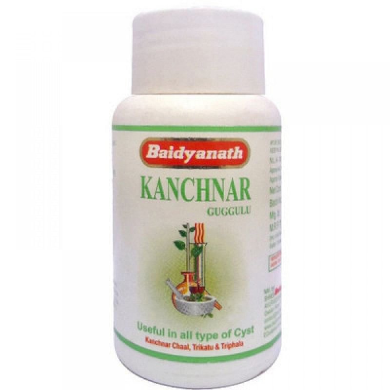 

Baidyanath Jhansi Kanchnar Guggulu, 80 Tablets