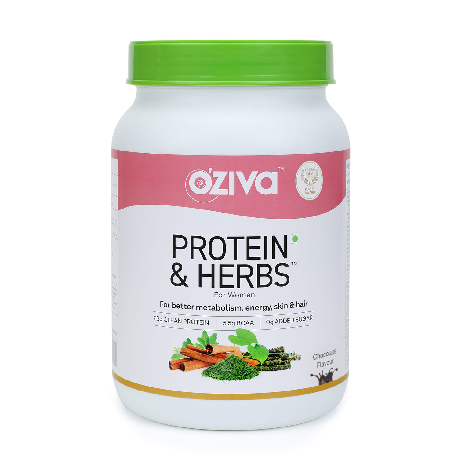 Oziva Protein & Herbs For Women Protein Powder With Ayurvedic Herbs