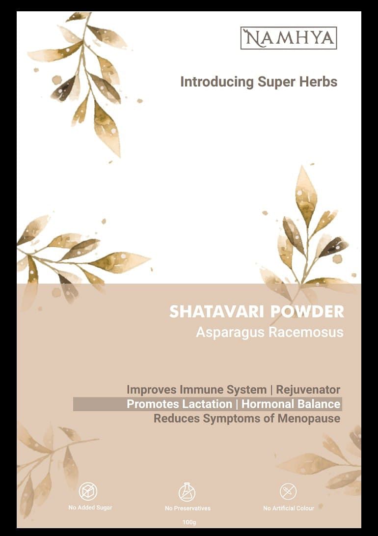 

Namhya Namhya Shatavari powder - Good for menopause in women -100 g