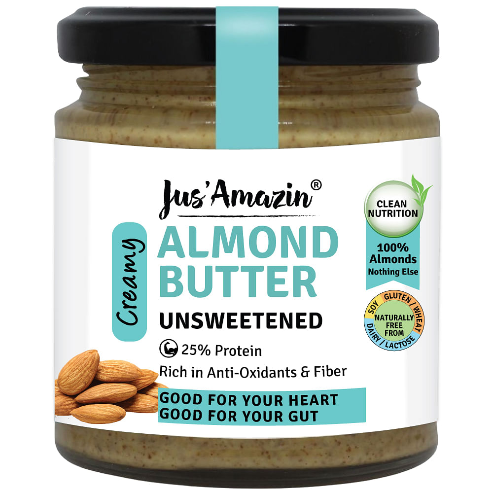 

Jus Amazin Creamy Almond Butter - Unsweetened (200g)