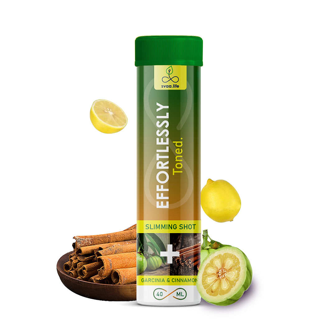 

svaa.life Effortlessly Toned - Slimming Shots with Garcinia Cambogia and Cinnamon, for Weight Loss, Skin Elasticity and Appetite Suppression, 840 m...