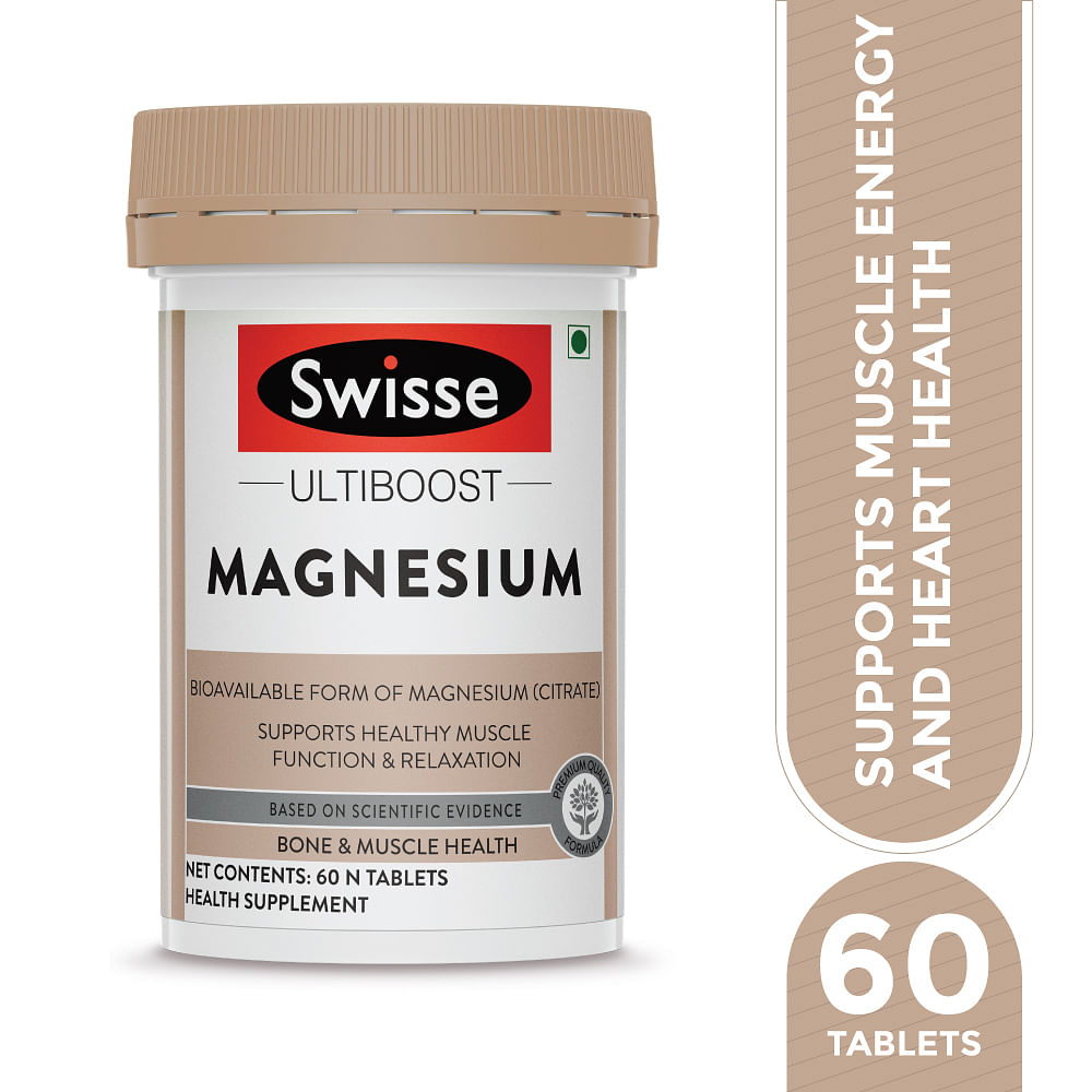 Swisse Ultiboost Magnesium Supplement, Bioavailable Form Of Magnesium ...