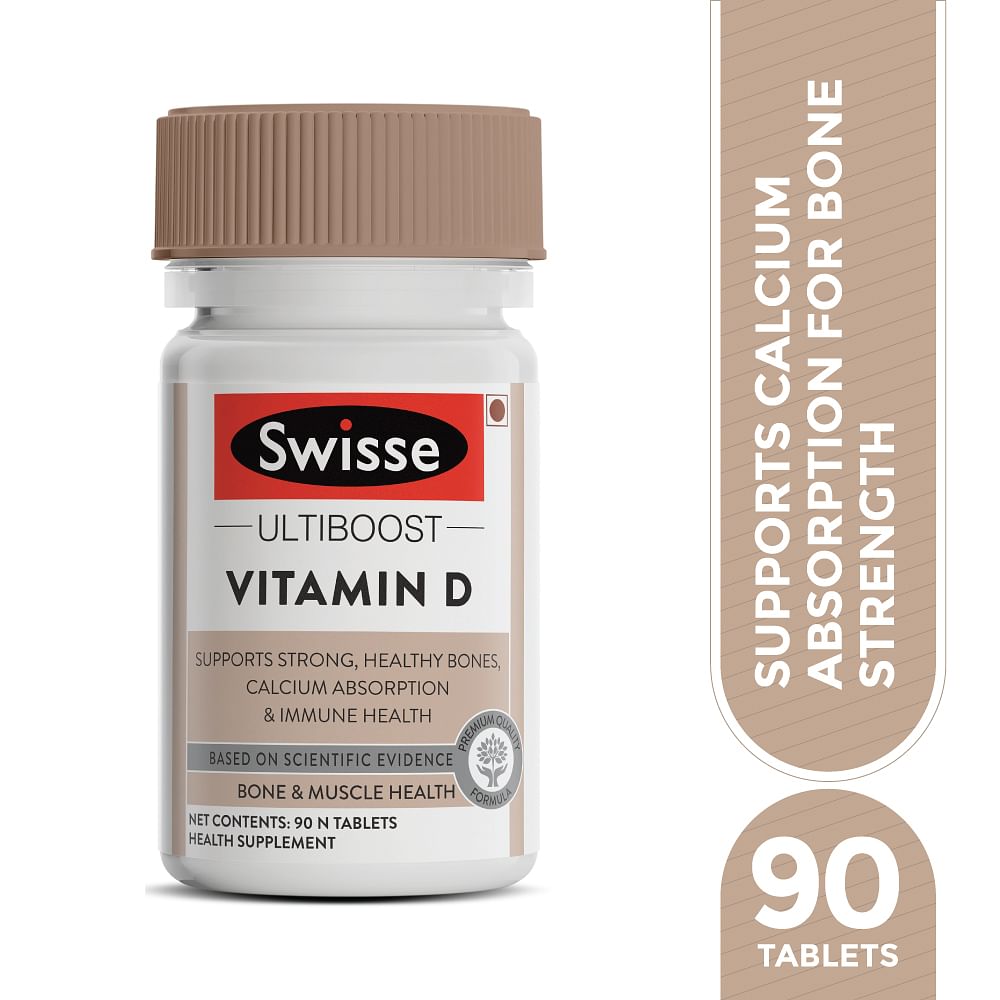 

Swisse Ultiboost Vitamin D3 Supplement, Manufactured In Australia, Internationally Proven Formula Supports Strong, Healthy Bones, Calcium Absorptio...