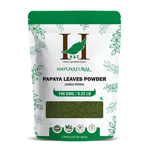 H&C Herbal Ingredients Expert Papaya Leaves Powder - 100 g