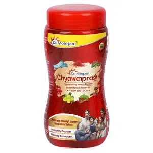 DR. MOREPEN Chyawanprash 500gm For Adults & Kids + immunity booster + enhance memory + speed up recovery + provide energy & strength + healthy organ functioning.