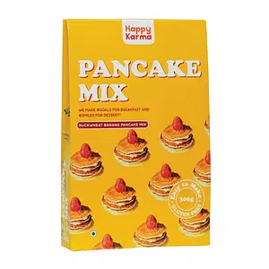Happy Karma Pancake Mix 300g Buckwheat Banana Pancake Mix Easy to make Gluten free
