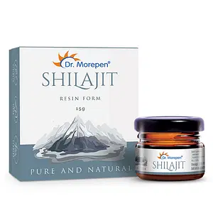 DR. MOREPEN Natural & Pure Shilajit Resin, Pure Organic Himalayan Extract for Energy, Focus and Vitality, Mineral Rich Endurance Enhancer, (15g, Black)