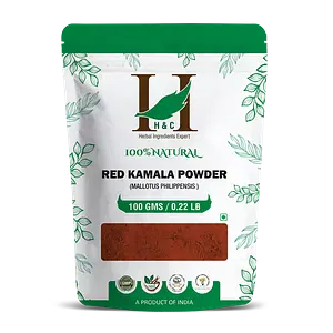 H&C Herbal Ingredients Expert Red Kamala Powder - 100 g