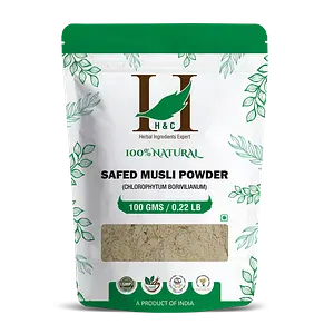 H&C Herbal Ingredients Expert Safed Musli Powder - 100 g