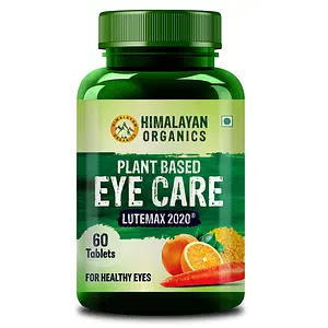 Himalayan Organics Plant Based Eye Care Supplement | 60 Tablets | Lutemax 2020 | Eye