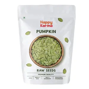 Happy Karma Raw Pumpkin Seeds, 350 Gm (Pack of 1)