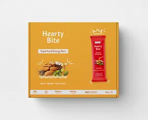 Hearty Bite Superfood Energy Bars Cranberry Flavour