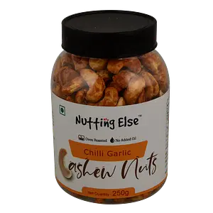 Nutting Else Chilli Garlic Cashew Nuts - 250 g
