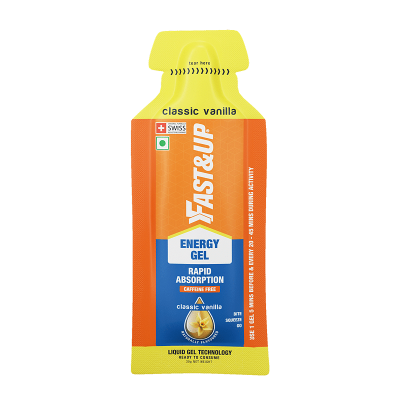 

Fast & Up Energy Gel- Classic Vanilla flavour - Pack of 5 Gel Sachets