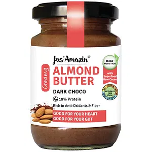 Jus Amazin Creamy Almond Butter -Dark Chocolate