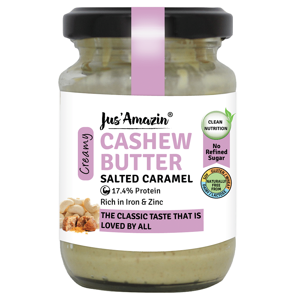 

Jus Amazin Creamy Cashew Butter - Salted Caramel (125g)