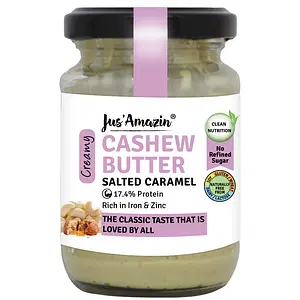 Jus Amazin Creamy Cashew Butter - Salted Caramel