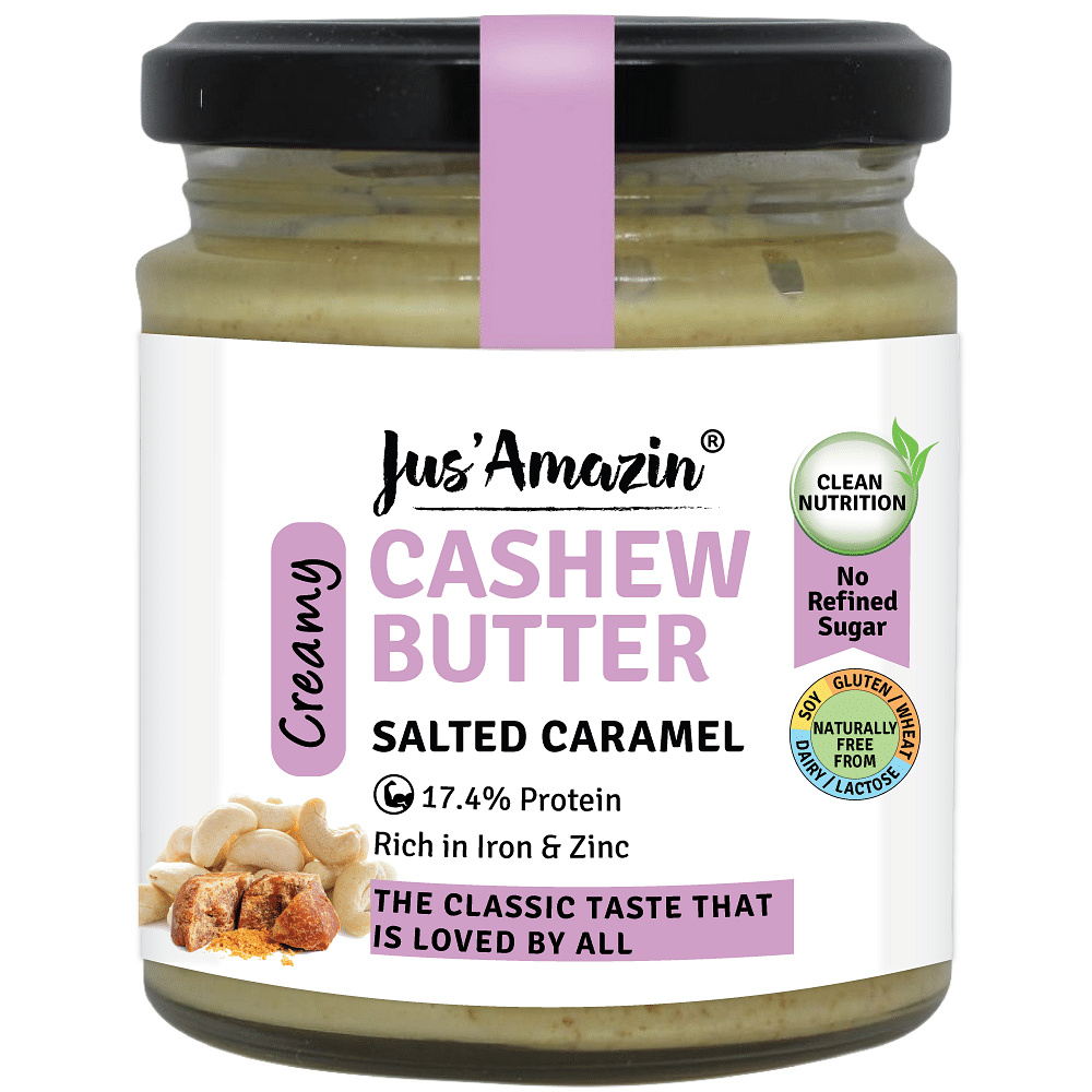 

Jus Amazin Creamy Cashew Butter - Salted Caramel (200g)