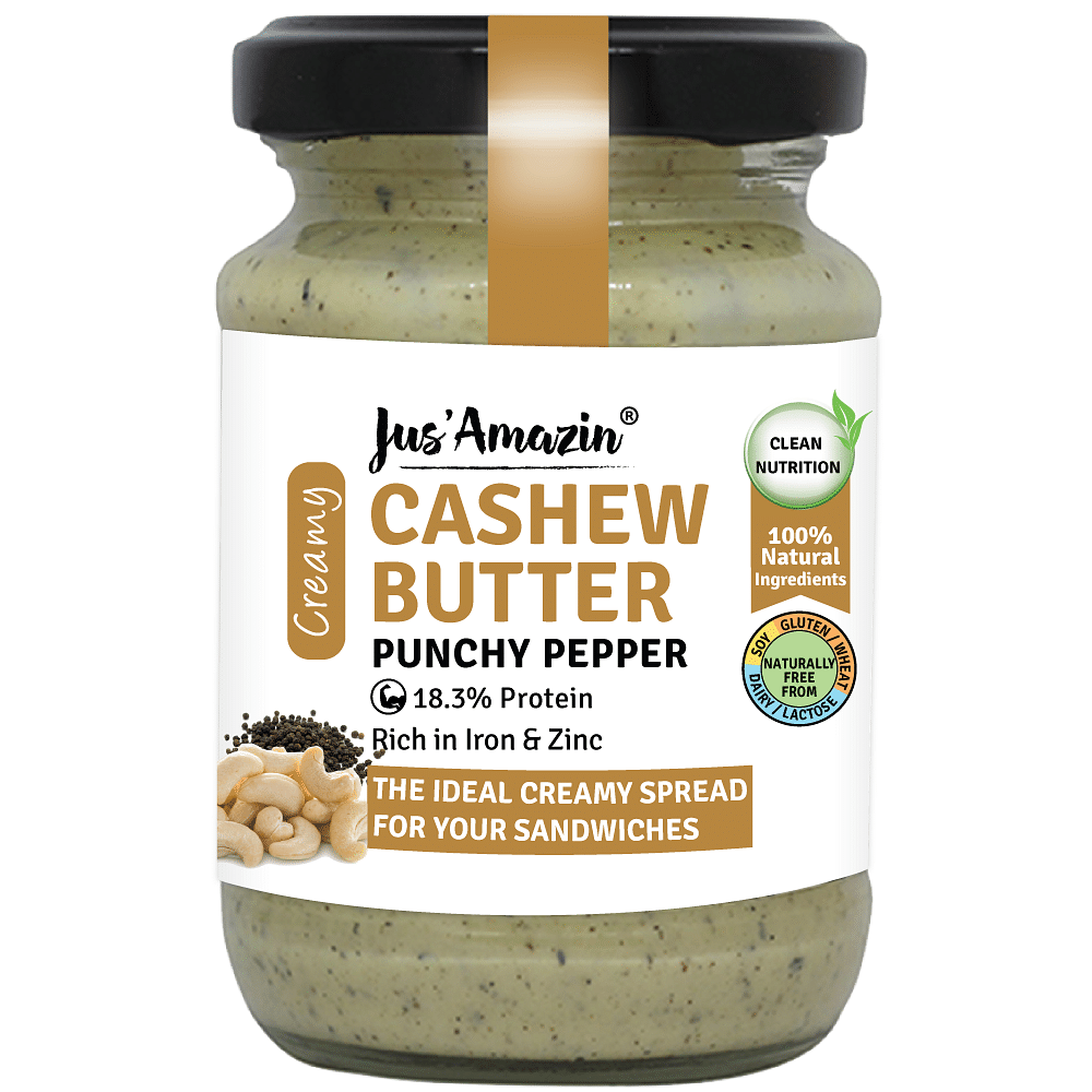 

Jus Amazin Creamy Cashew Butter -Punchy Pepper (125g)