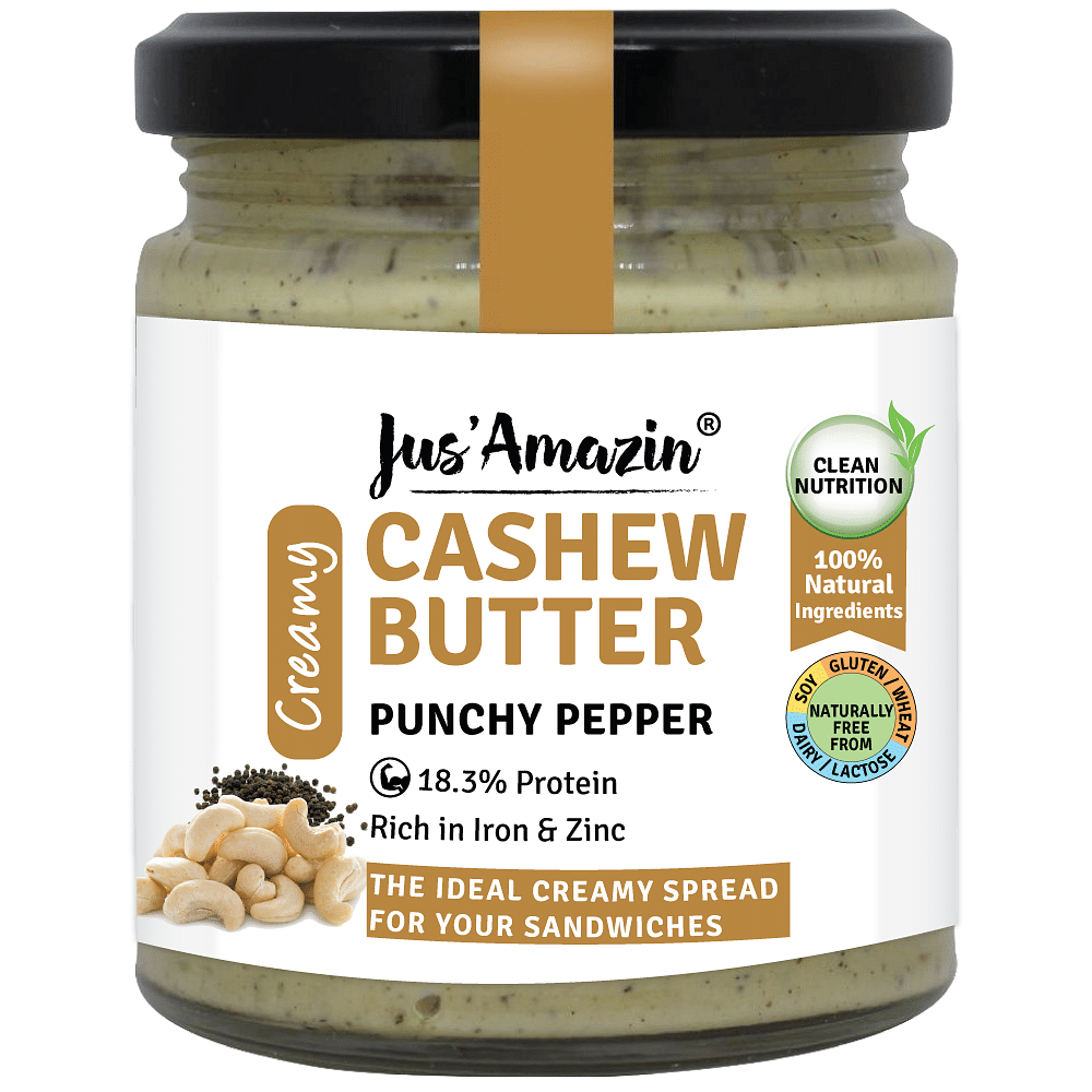 

Jus Amazin Creamy Cashew Butter -Punchy Pepper (200g)