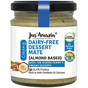 Jus Amazin Dairy-Free Dessert Mate (Almond Based) 200gm