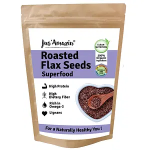 Jus Amazin Organic Roasted Flax Seeds (500g)