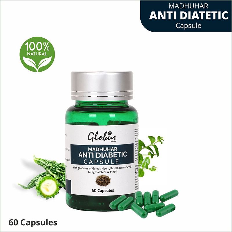 

Globus Naturals Ayurvedic Anti Diabetic Ca psule (60 cap, Veg)