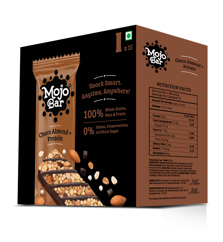 

MOJO Bar - Choco Almond + Protein (15 Pack)