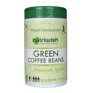 Nutriwish Green Coffee Beans 250 GMS (Organically Grown in Araku Valley) , Natural Weight Loss Supplement