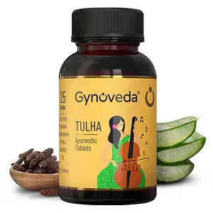 Gynoveda Delayed Irregular Periods Ayurvedic Medicine. 25 Premium Herbs. TULHA,