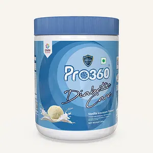 Pro360 Diabetic Care Protein Powder Vanilla Icecream Flavour 500g