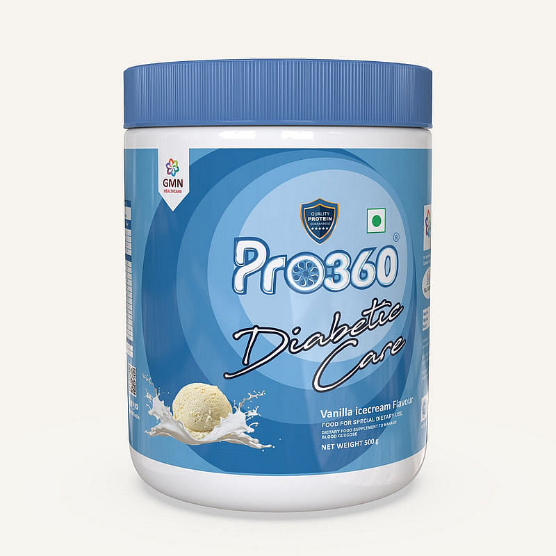 

Pro360 Diabetic Care Protein Powder Vanilla Icecream Flavour 500g