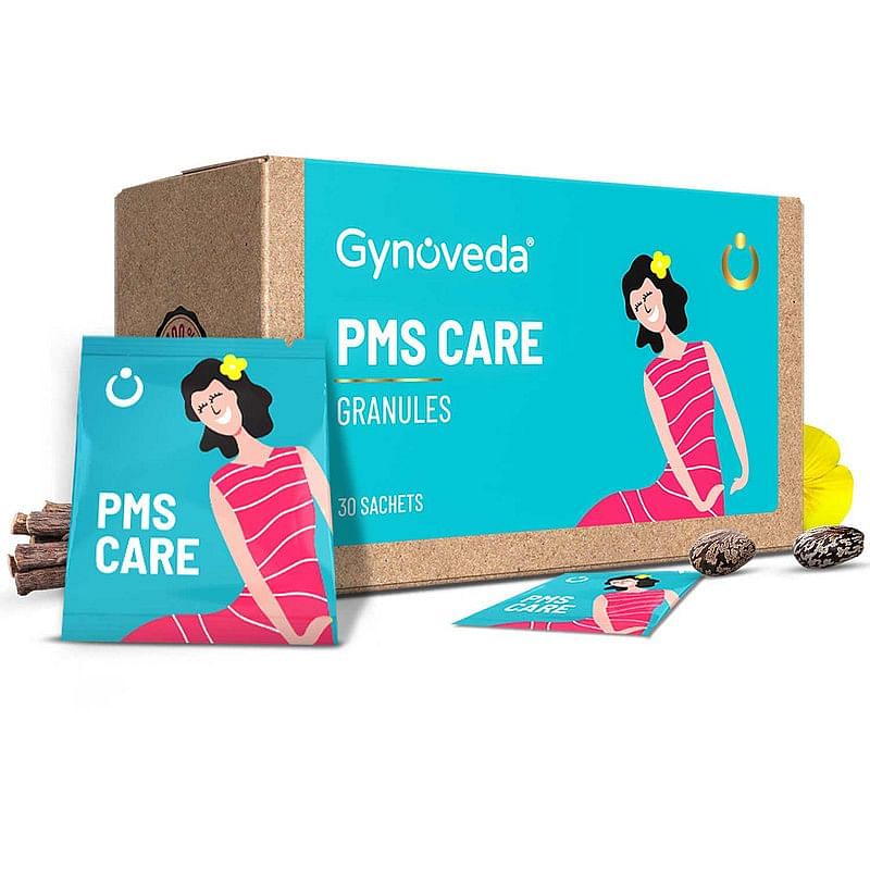 

Gynoveda PMS Care Granules, No More Mood Swings, Bloating, Cramps, Fatigue, Get Hassle-Free Periods 1 Pack 30 Sachets