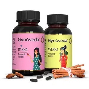 Gynoveda PCOS, PCOD With Heavy Flow Ayurvedic Tablets
