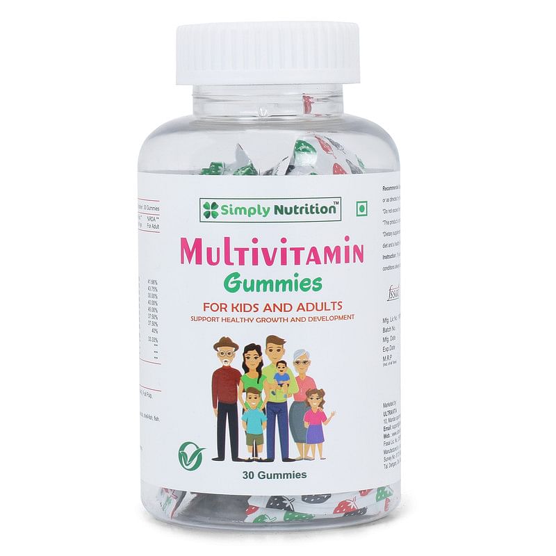 

Simply Nutrition Multivitamin Gummies for Kids and Adults