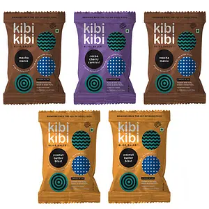 Kibi Kibi Bliss Balls Intense Box - Healthy Snack - Pack of 5 (5 x 30g)