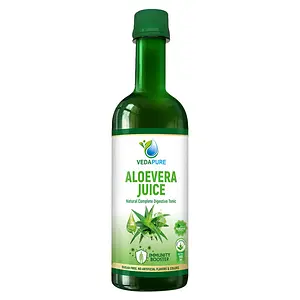 Vedapure Pure & Natural for All Skin & Hair  Multi-Purpose Aloe Vera Juice  Boosts Immunity and Digestion  Immunity Boosters for Adults (Aloe Vera Juice, 500 Ml)