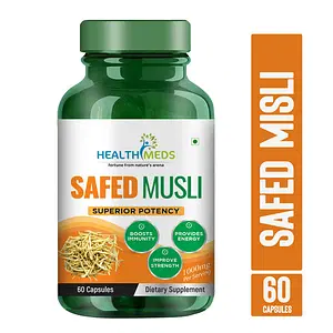HealthMeds Safed Musli Exract - 60 Capsules (pack of 1)