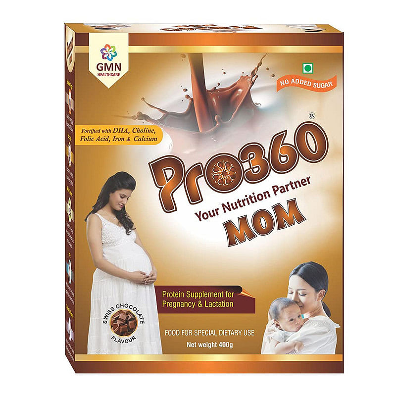 

Pro360 MOM Protein Powder Nutritional Supplement for Pregnant & Lactating Women – Complete Maternal Nutrition during Pregnancy – Swiss Chocolate Fl...