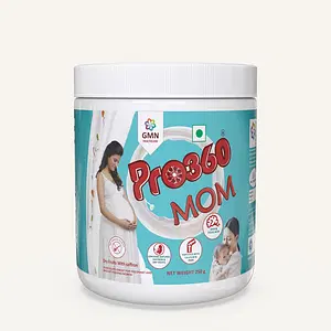 Pro360 MOM Protein Powder Nutritional Supplement for Pregnant and Lactating Mother, Complete Maternal Nutrition during Pregnancy and Breastfeeding - Dry Fruits with Saffron – 250G