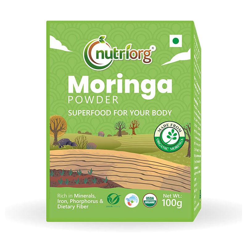 

Nutriorg Certified Organic Moringa Powder 100g