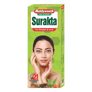 Baidyanath Surakta-For Pimples Acne Free Skin|improves natural radiance & glow-200 Ml ( Pack of 1)