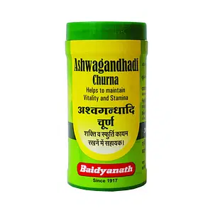 Baidyanath Ashwagandhadi Churna-Enhances Stamina | Helps Relieve Stress-100 Gm (Pack of 1 )