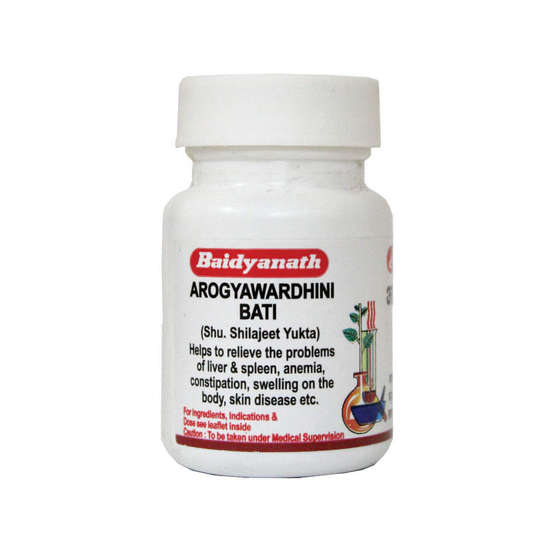 

Baidyanath Arogyavardhini Bati|Helps to relieve the problems related to digestive system-80 Tab (Pack of 1)