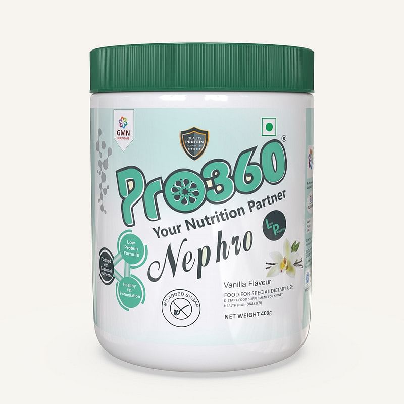 

Pro360 Nephro LP Non-Dialysis Care Nutritional Supplement Powder - Low Protein, High Fat Formula Enriched with L-Taurine, L-Carnitine for Kidney/Re...