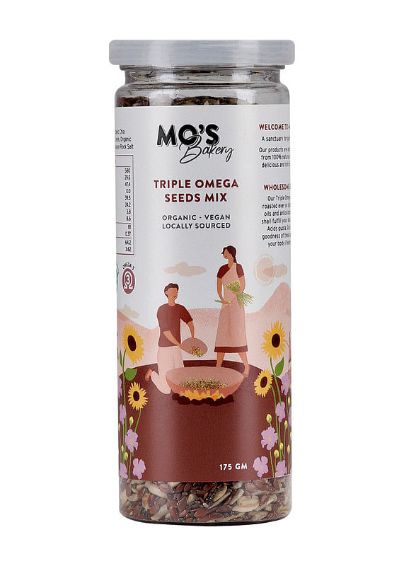 

Mo's Bakery Triple Omega Seeds Mix - 175g