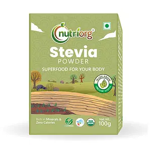 Nutriorg Certified Organic Stevia Powder 100g
