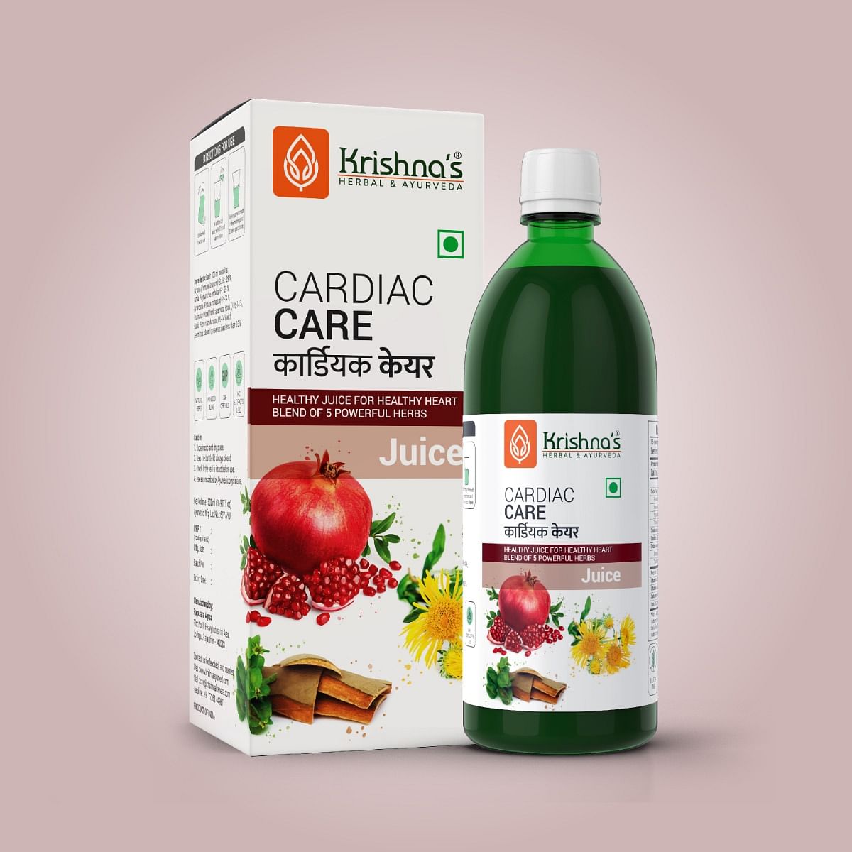 

Krishna's Cardiac Care Juice - 1000 ml | Ayurvedic Heart care expert